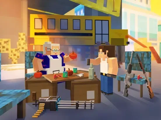 Zrzuty ekranu Pixel City Wars: 3D FPS Strike iPad 