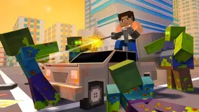 Zrzuty ekranu Pixel City Wars: 3D FPS Strike