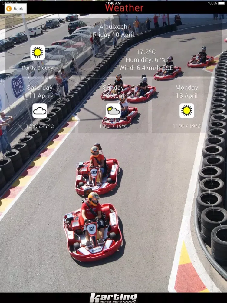 Tangkapan layar Karting Horta Nord iPad 