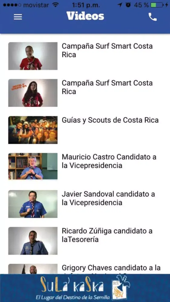 Скриншоты Guías y Scouts de Costa Rica.