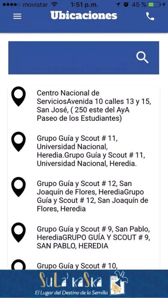 Скриншоты Guías y Scouts de Costa Rica.