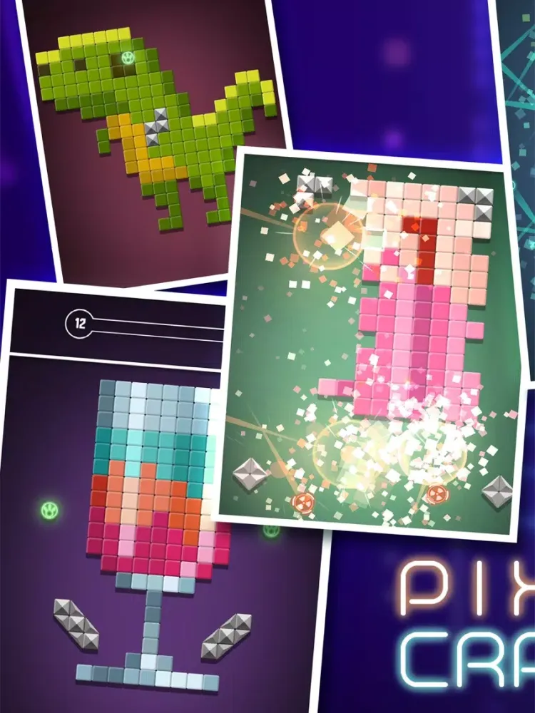 Screenshot di Pixel Crash - Bouncy Balls iPad 