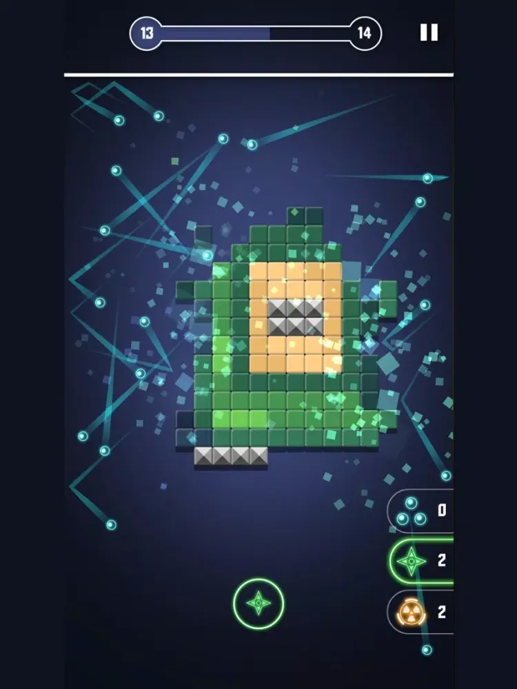 Screenshot di Pixel Crash - Bouncy Balls iPad 