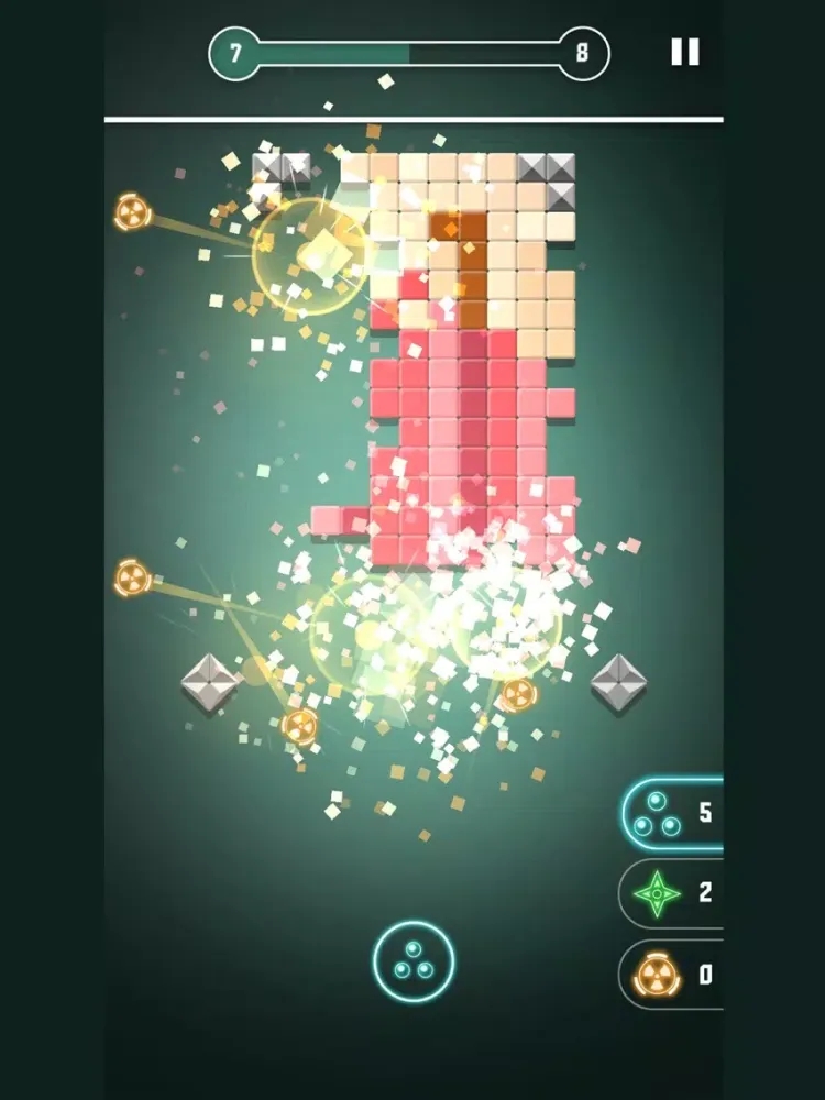 Screenshot di Pixel Crash - Bouncy Balls iPad 