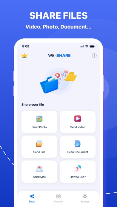 Captures d'écran de Air File Share Drop & Transfer