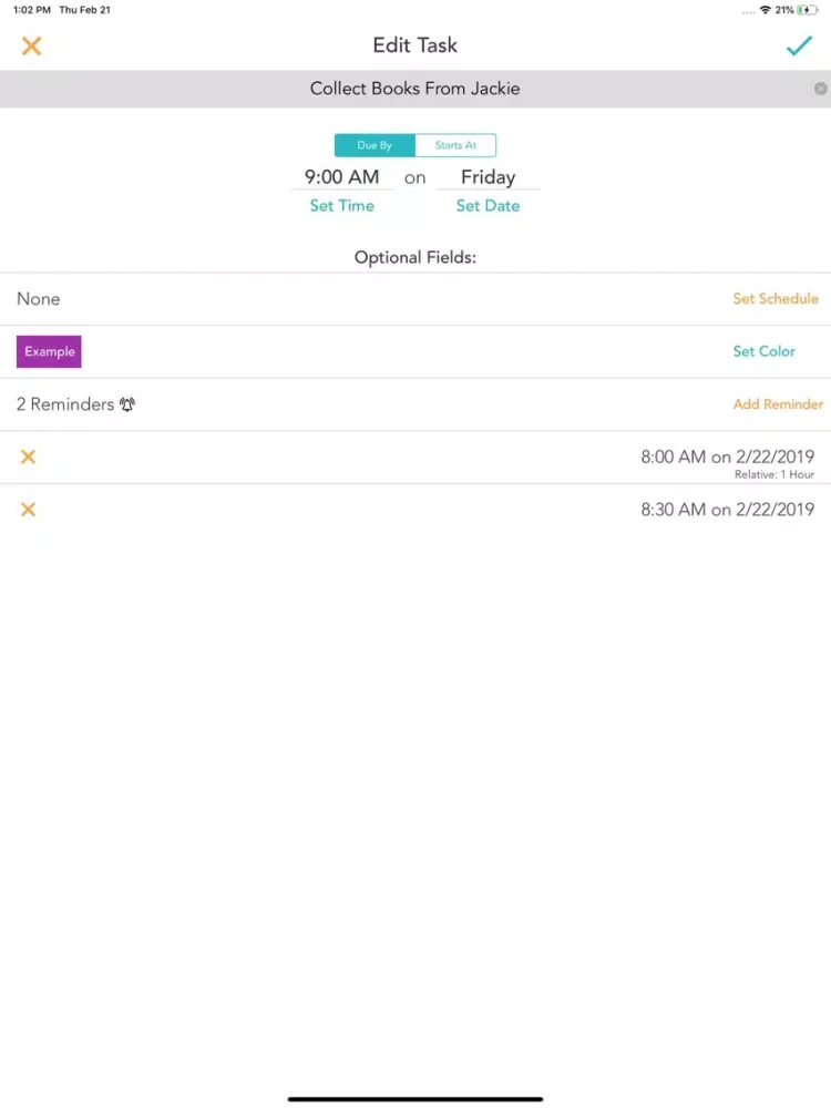 Captures d'écran de Chek - Calendar and Timeline iPad 
