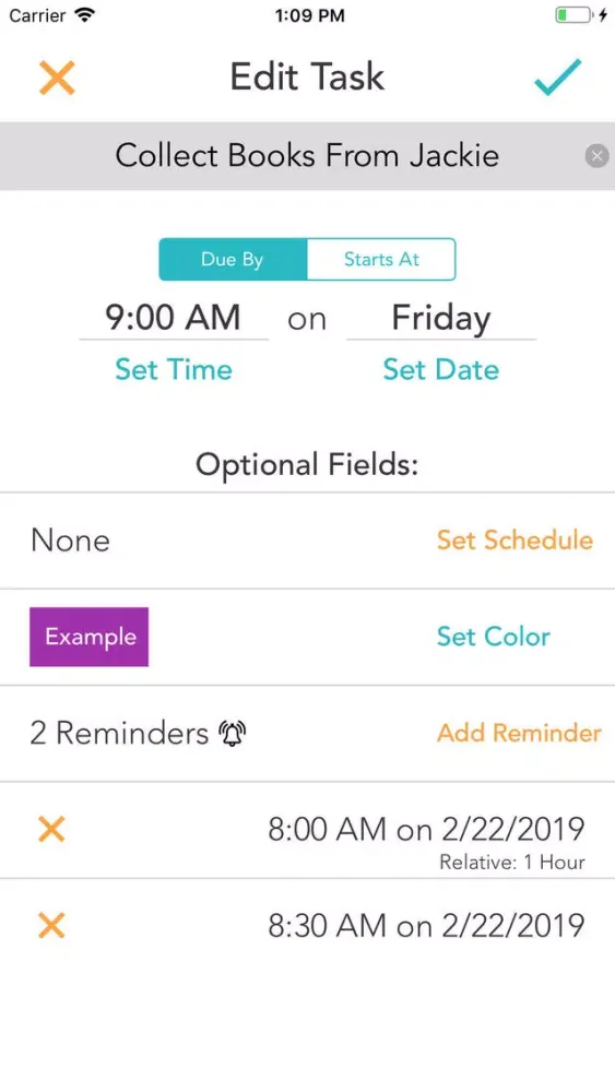 Captures d'écran de Chek - Calendar and Timeline