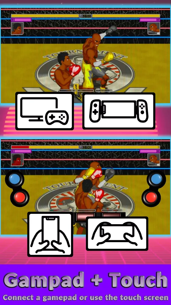 Tangkapan layar Omega Knockout: Arcade Boxer