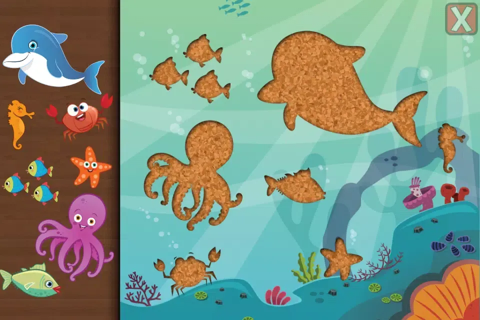 Animal Jigsaw Puzzle Toddlers Ekran Görüntüleri