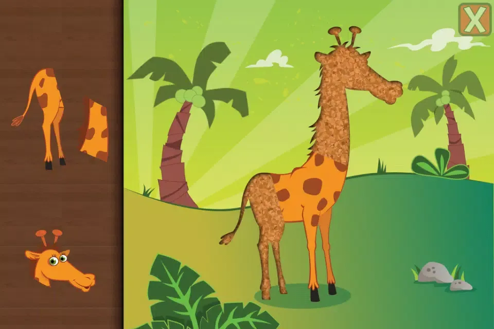 Animal Jigsaw Puzzle Toddlers Ekran Görüntüleri