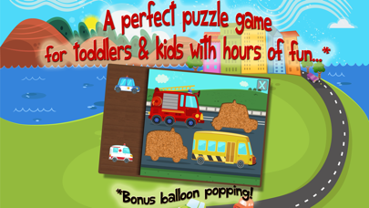 Tangkapan skrin Kids Car, Trucks - Puzzles