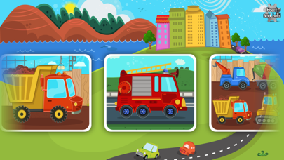 Tangkapan skrin Kids Car, Trucks - Puzzles