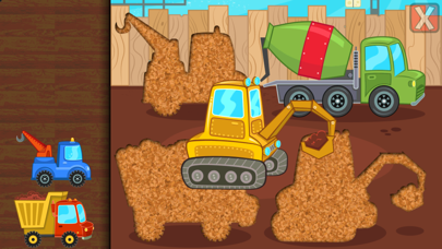 Tangkapan skrin Kids Car, Trucks - Puzzles