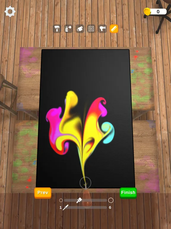Ảnh chụp màn hình của Fluid Art! iPad 