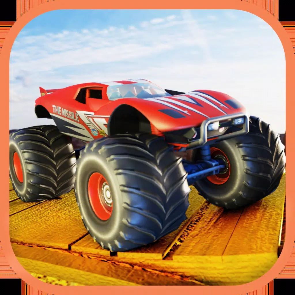 Monster Truck Hill Dash Race