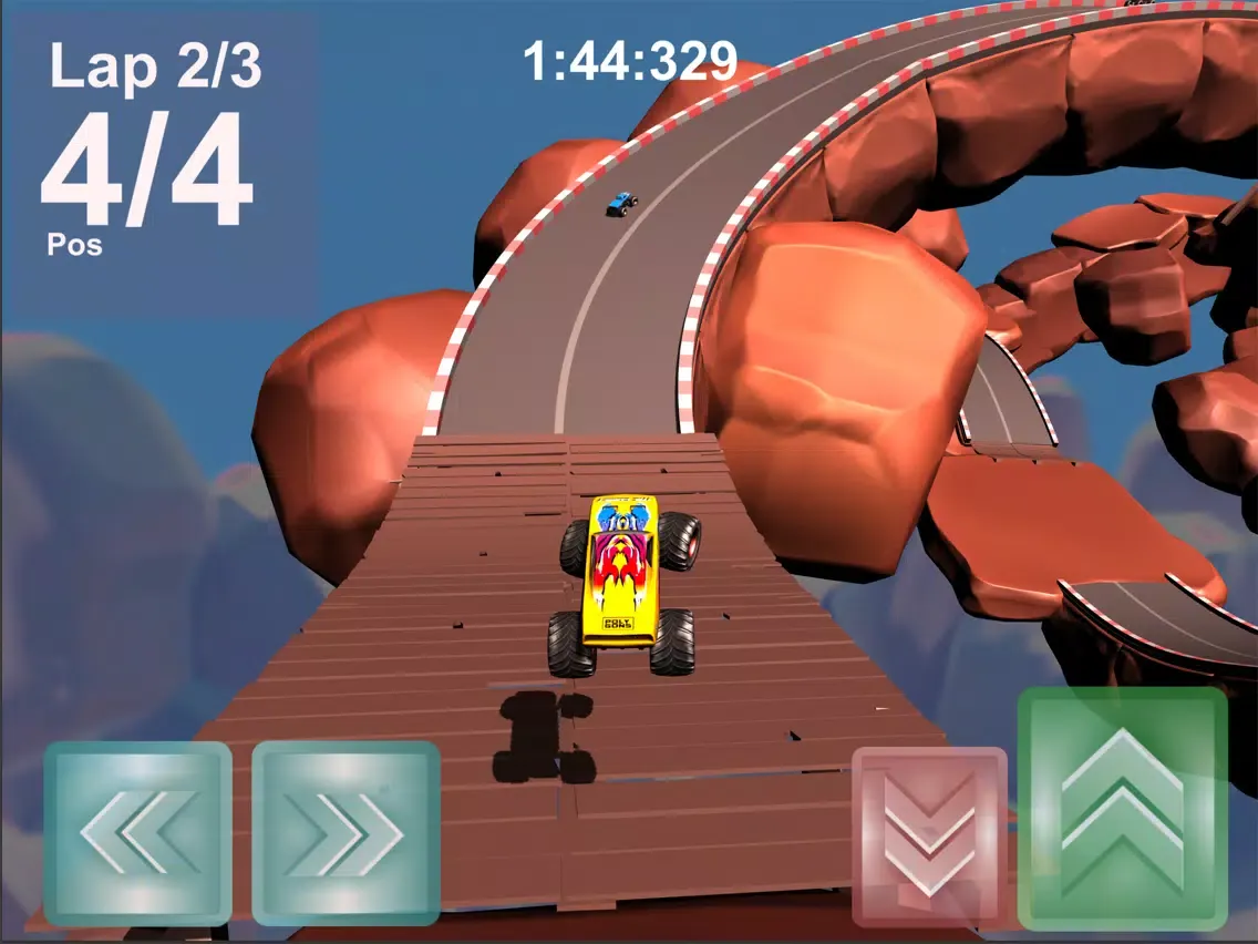 Monster Truck Hill Dash Race iPad  Screenshots
