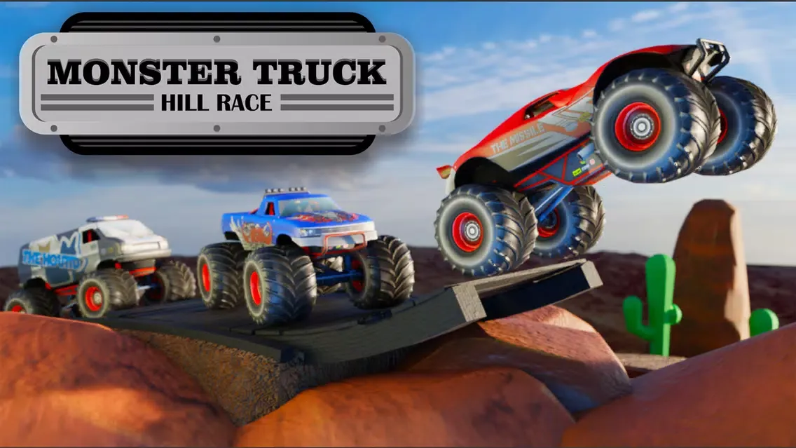 Monster Truck Hill Dash Race Screenshots
