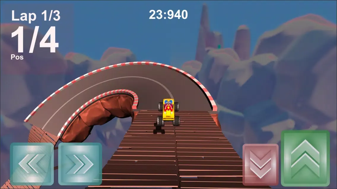 Monster Truck Hill Dash Race Screenshots