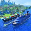 Sea Port: Cargo Ships Harbor Sea Port: Cargo Ships Harbor