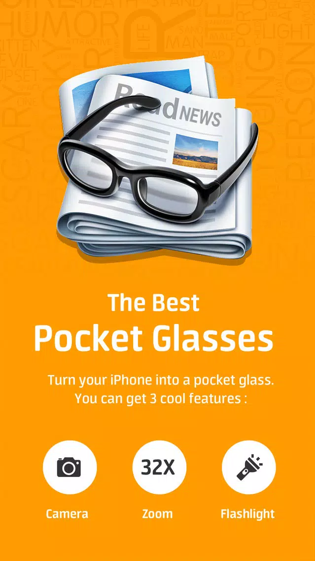Pocket Glasses Pro - Magnifier with LED Flashlight Screenshots