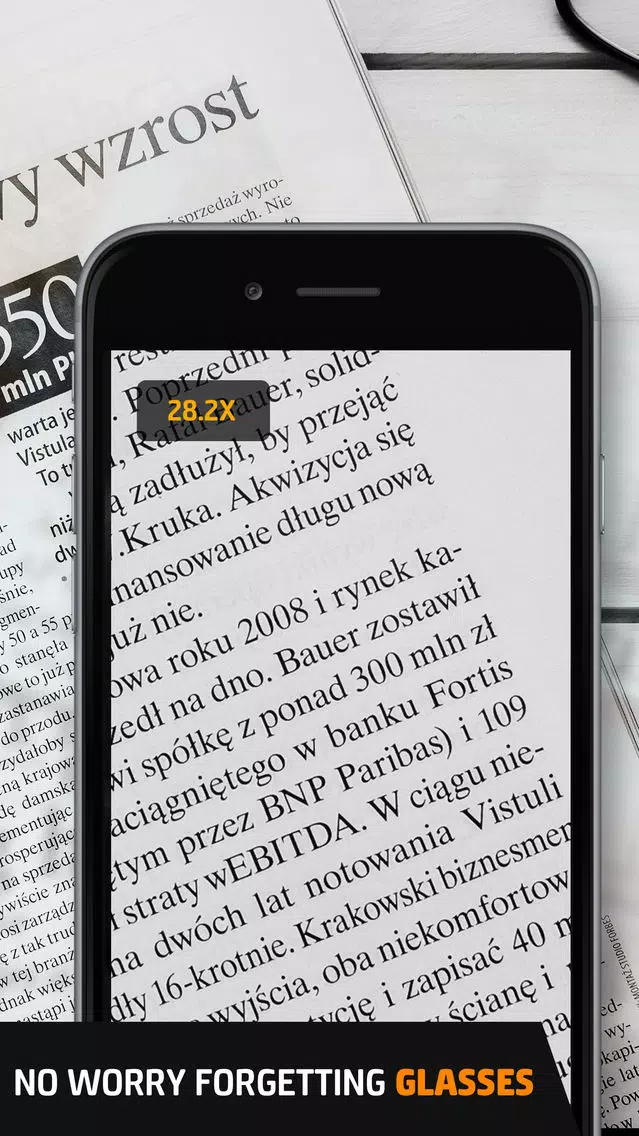 Pocket Glasses Pro - Magnifier with LED Flashlight Screenshots