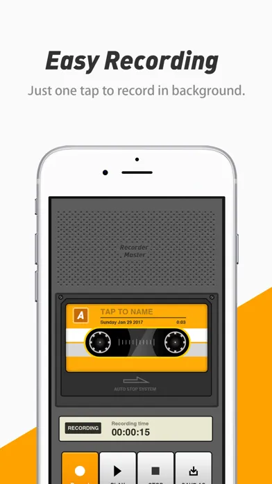 Capturas de tela do Voice Recorder & Memo App