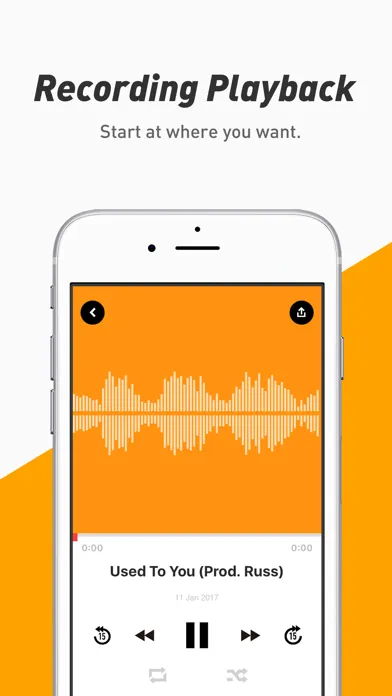Capturas de tela do Voice Recorder & Memo App