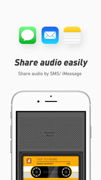 Capturas de tela do Voice Recorder & Memo App