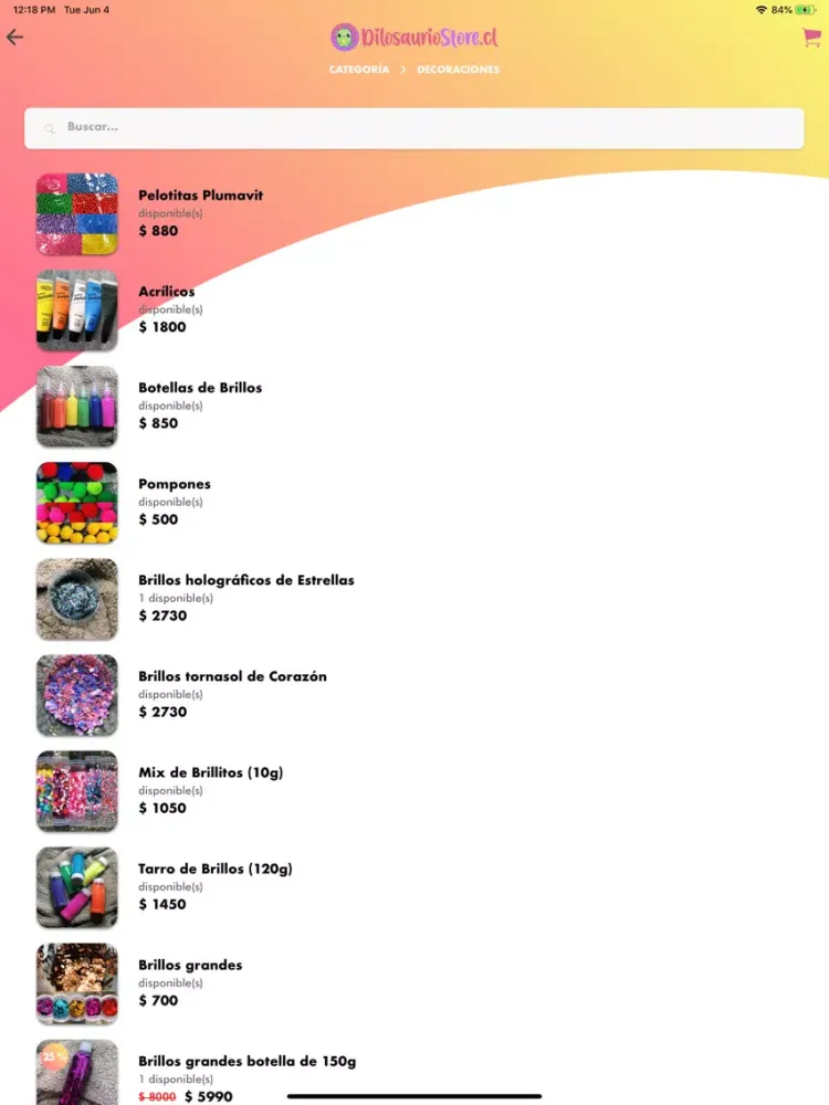 Dilosaurio Store iPad  স্ক্রিনশট