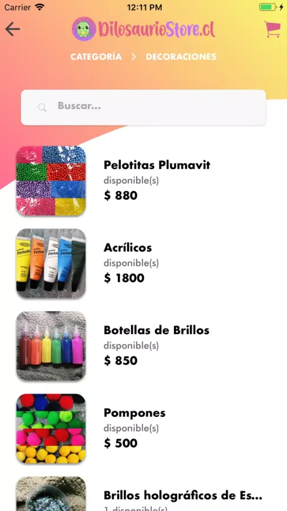 Dilosaurio Store স্ক্রিনশট