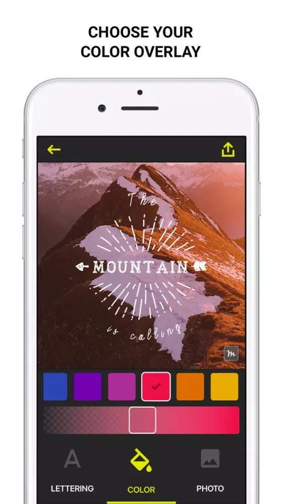 Lettering - customizable lettering for your Photos スクリーンショット