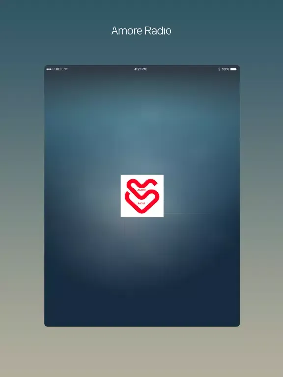 Amore Radio iPad  স্ক্রিনশট