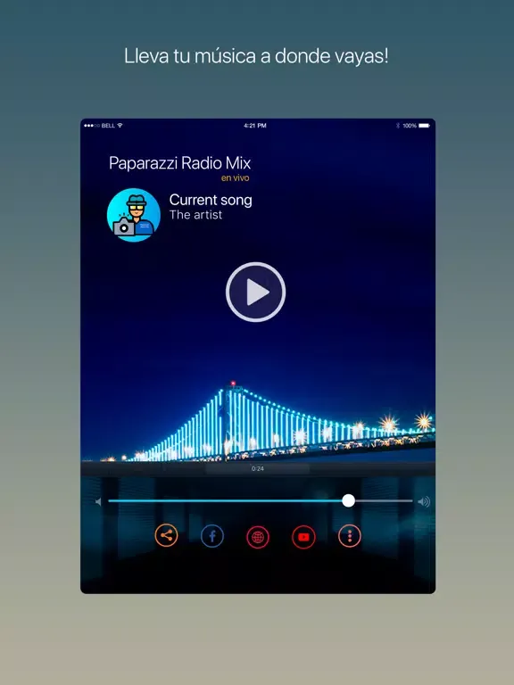 Paparazzi Radio Mix iPad  سکرین شاٹس