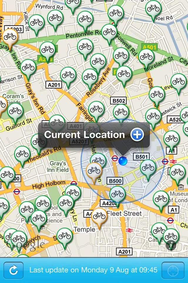 Captures d'écran de iLondonCycle
