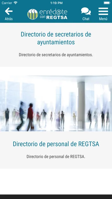 Enrédate con REGTSA Screenshots