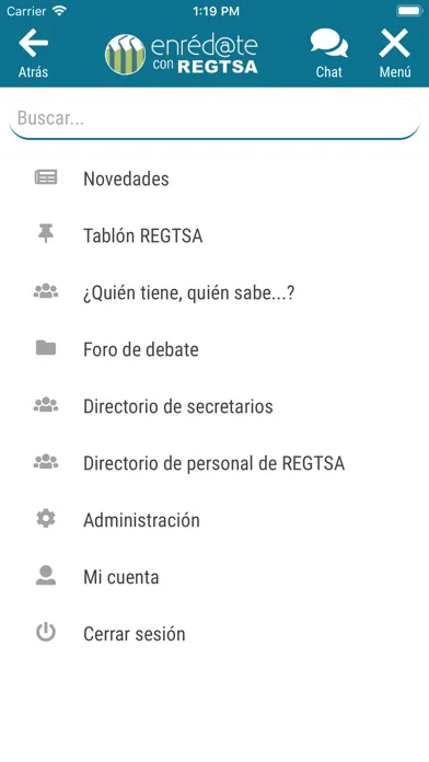Enrédate con REGTSA Screenshots