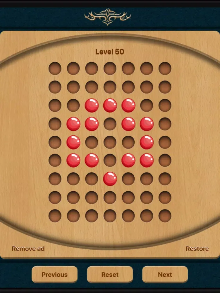 Screenshot di Peg Solitaire - Checker Board iPad 