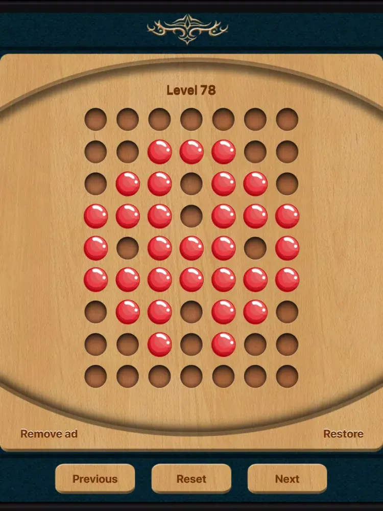 Screenshot di Peg Solitaire - Checker Board iPad 