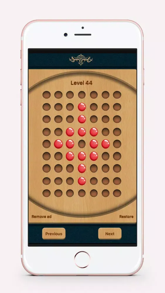 Screenshot di Peg Solitaire - Checker Board