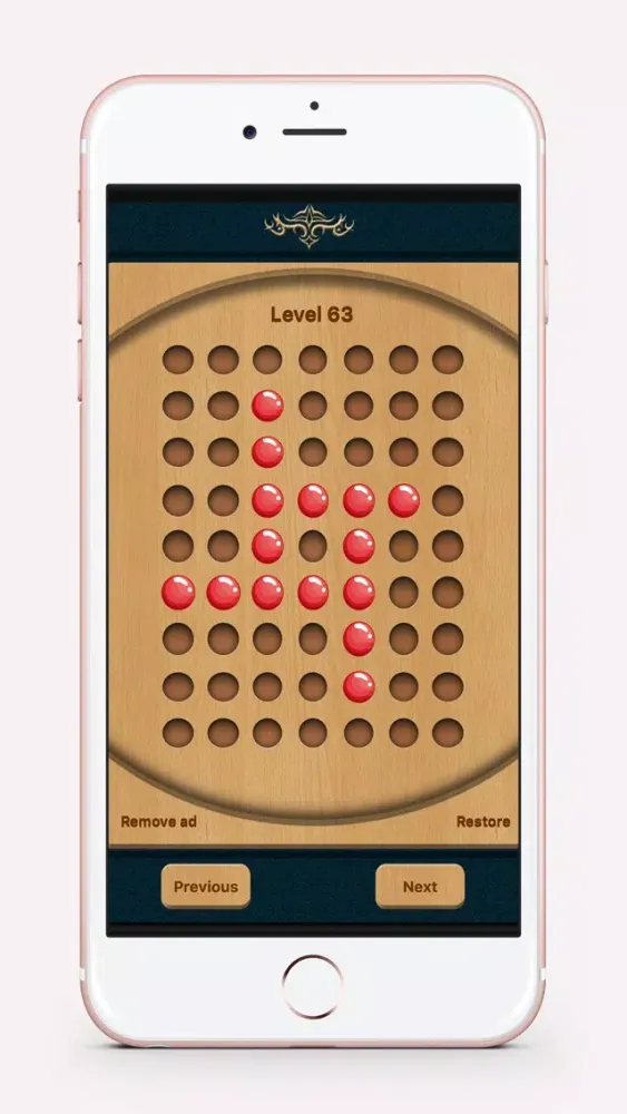 Screenshot di Peg Solitaire - Checker Board