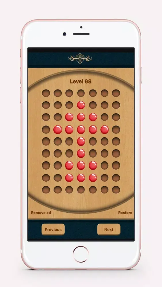 Screenshot di Peg Solitaire - Checker Board