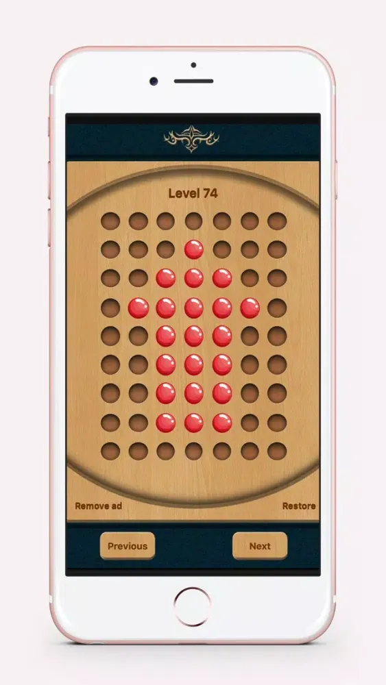 Screenshot di Peg Solitaire - Checker Board
