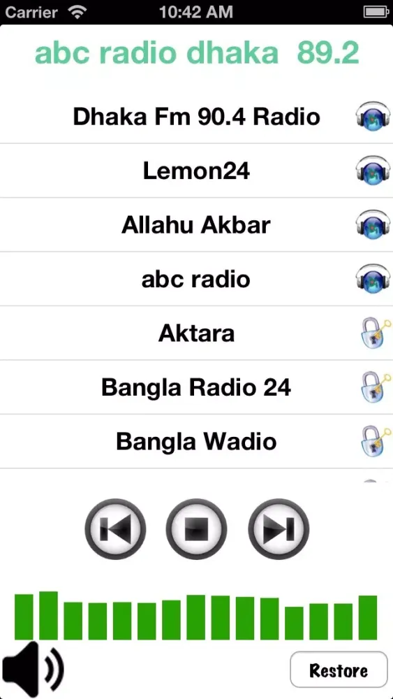 Capturas de pantalla de Radio Bangladesh - Live Streaming Radios