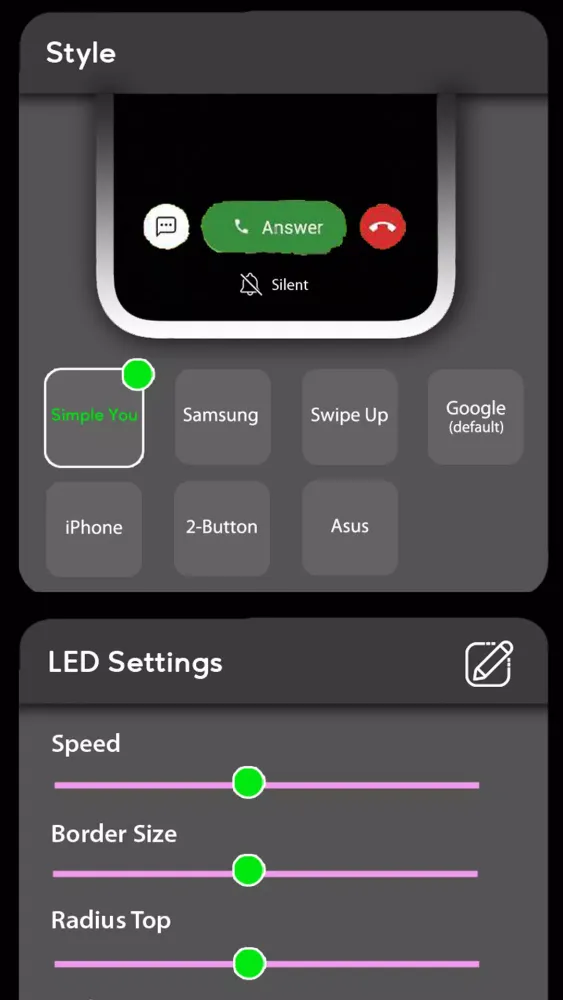 LED Caller Screen Phone Dialer سکرین شاٹس