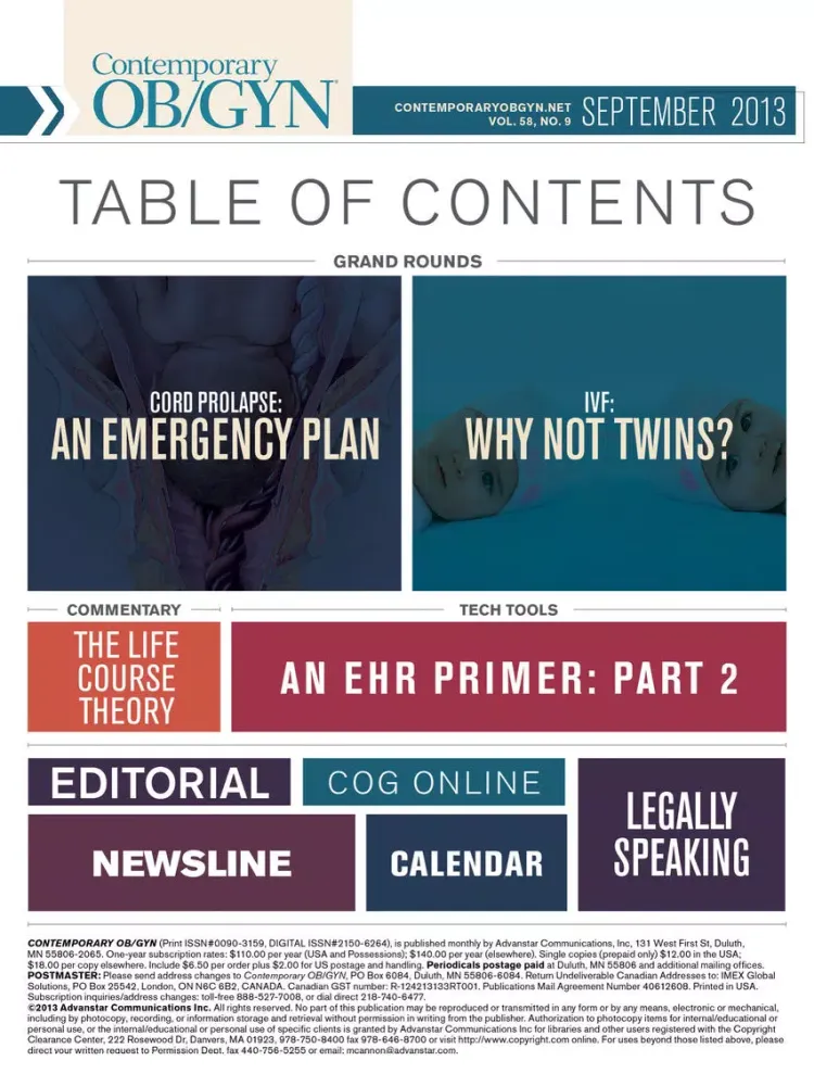 Zrzuty ekranu Contemporary Ob/Gyn iPad 