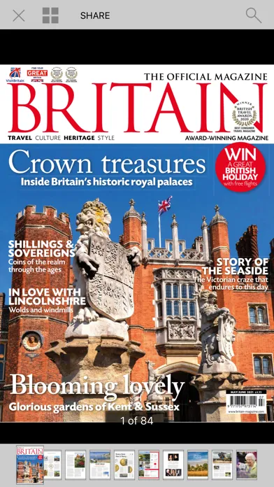 Tangkapan skrin Britain Magazine