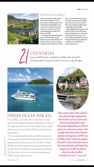 Cruise & Travel Magazine স্ক্রিনশট