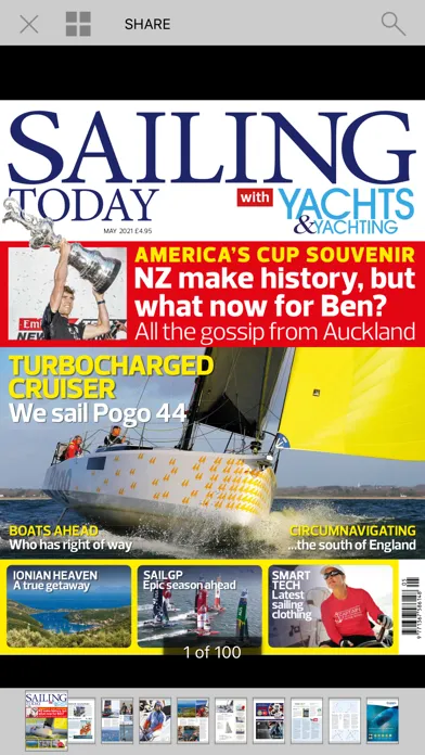 ภาพหน้าจอของ Yachts & Yachting Magazine