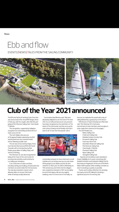 ภาพหน้าจอของ Yachts & Yachting Magazine