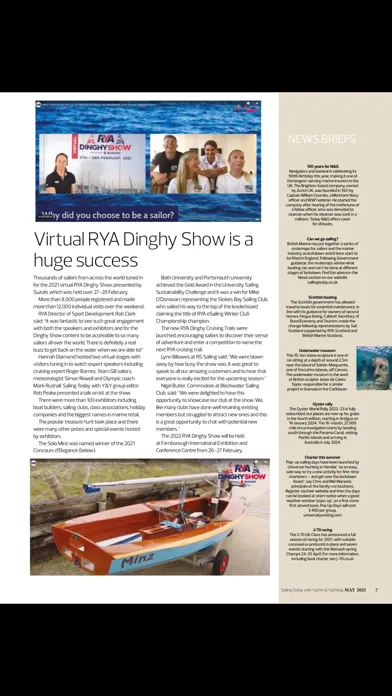 ภาพหน้าจอของ Yachts & Yachting Magazine